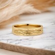 Unisex Vintage Dallı Tasarım Alyans MYA905