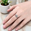 İkili Set Yüzük Moss Agate Ve Pırlanta Taşlı Altın 