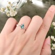 Özel Tasarım Vintage Yüzük Kite Moss Agate Taşlı 
