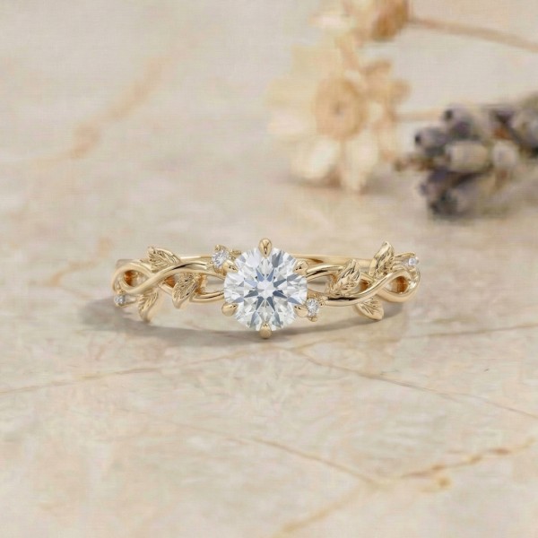 Sıradışı Tektaş Pırlanta Yüzük Modelleri MY0927