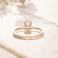 0.60 Ct. Gia Sertifikalı Oval Pırlanta Tektaş Yüzük