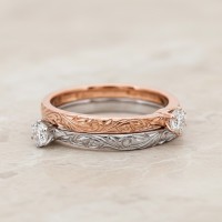 0.35 Karat Pırlanta Vintage Tasarım Tektaş Yüzük