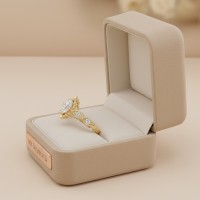 0.45 Karat Oval Pırlanta Vintage Tarzı Yüzük