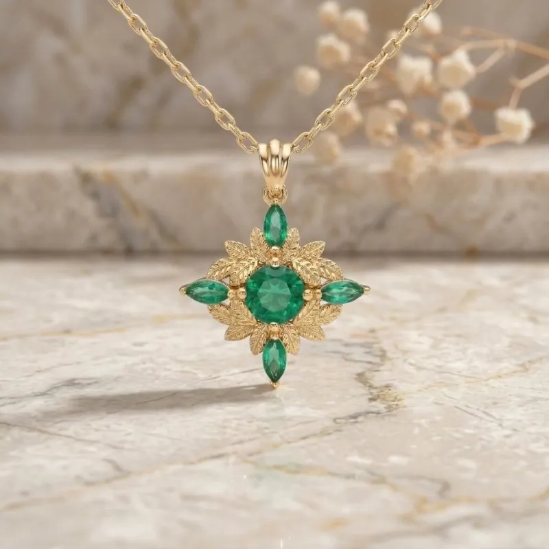 vintage-yaprak-tasarim-dogal-zumrut-altin-kolye-my-diamond