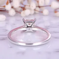 GIA Sertifikalı Prenses Kare Kesim Pırlanta Yüzük