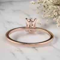 Oval Pırlanta Tektaş Evlilik Teklifi Yüzüğü