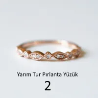 0.56 Karat Pırlanta Tektaş Vintage Bendis Yüzük 