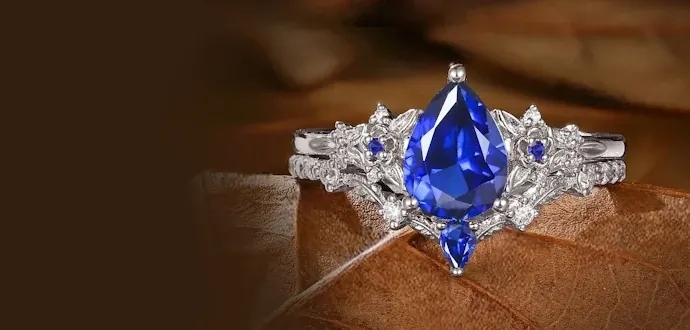 doğal safir yüzükler